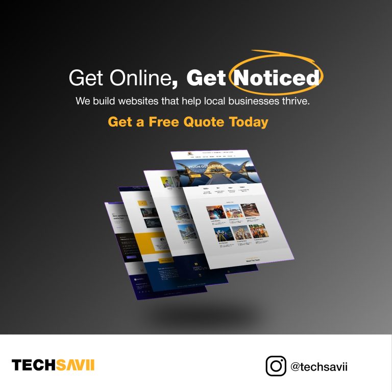 Techsavii- Best website agency in port harcourt, nigeria.